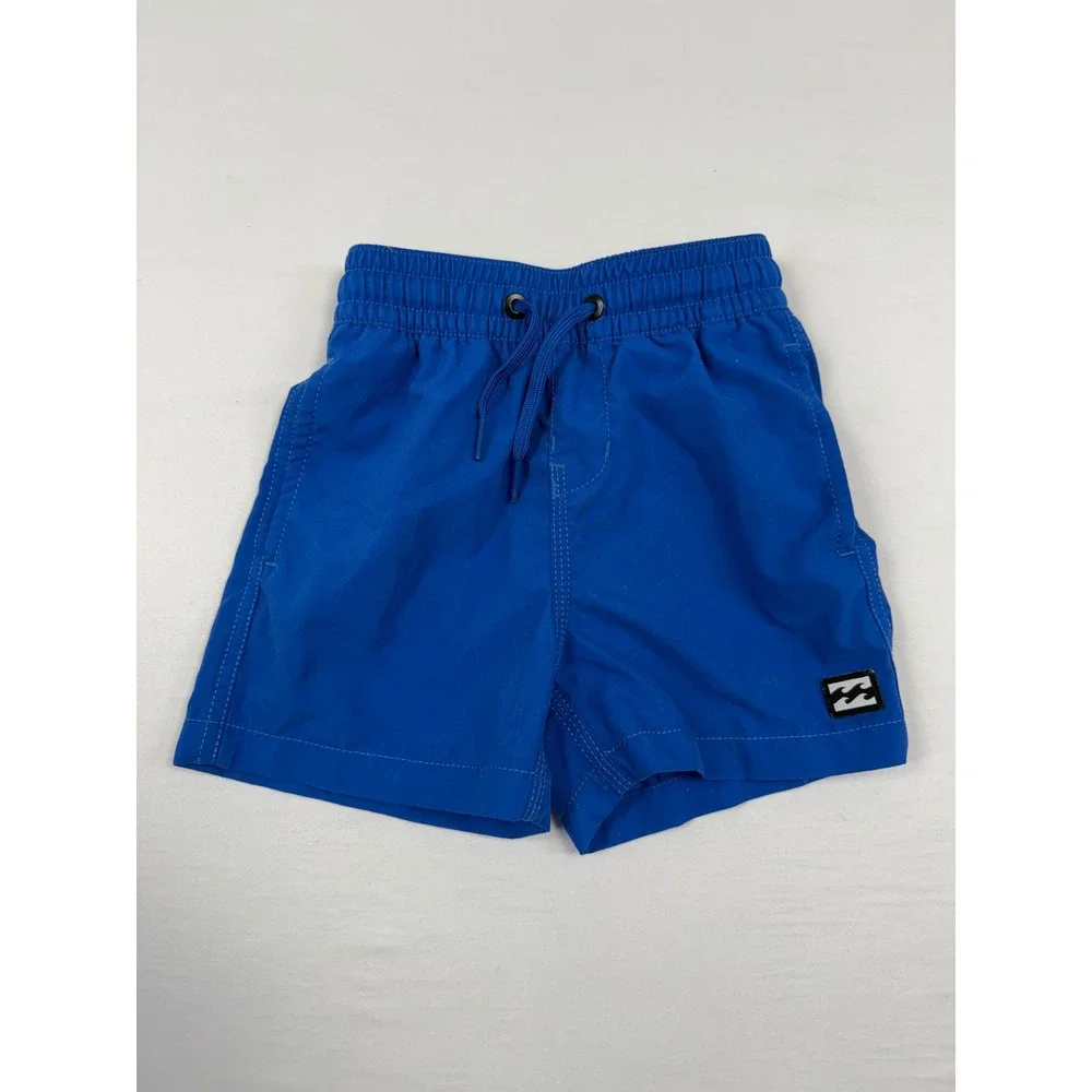 Billabong Boys‎ Blue All Day Layback Board Shorts Swim Trunks 2T